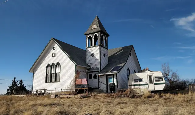 Old church turned residence in Admiral
