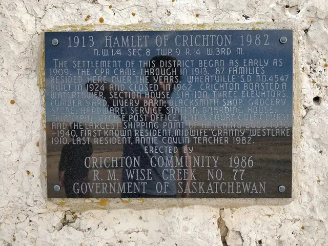 Crichton hamlet commemorative plaque